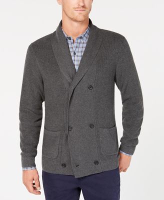 Tasso Elba - Men's Double Breasted Cardigan