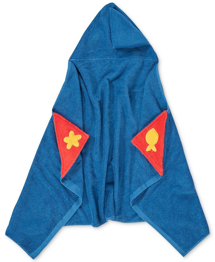 JLA Home Ocean Adventures Hooded Bath Towel, Created for Macy's Macy's