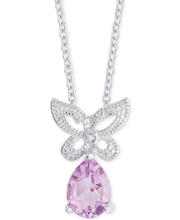 Macys butterfly necklace top