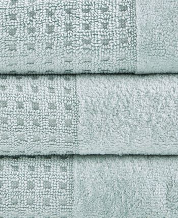 Madison park 6 piece spa waffle cotton 2025 jacquard towels set