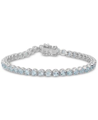 Macy's - Amethyst Tennis Bracelet (4 ct. t.w.) in Sterling Silver (Also in Garnet, Blue Topaz & Multi Gemstone)