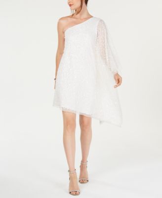 Adrianna Papell - Sequin One-Shoulder Dress