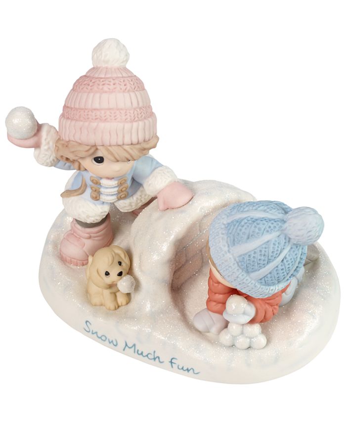 Precious Moments Snow Much Fun Boy and Girl Figurine - Macy's
