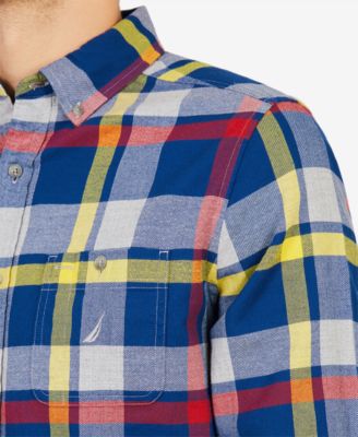 Nautica Men's Classic Fit Plaid Flannel Shirt - Macy's