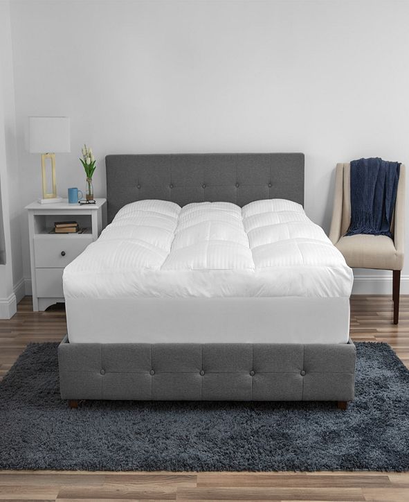 SensorPEDIC 5Inch 500 Thread Count Tencel Fiber Queen Mattress Topper