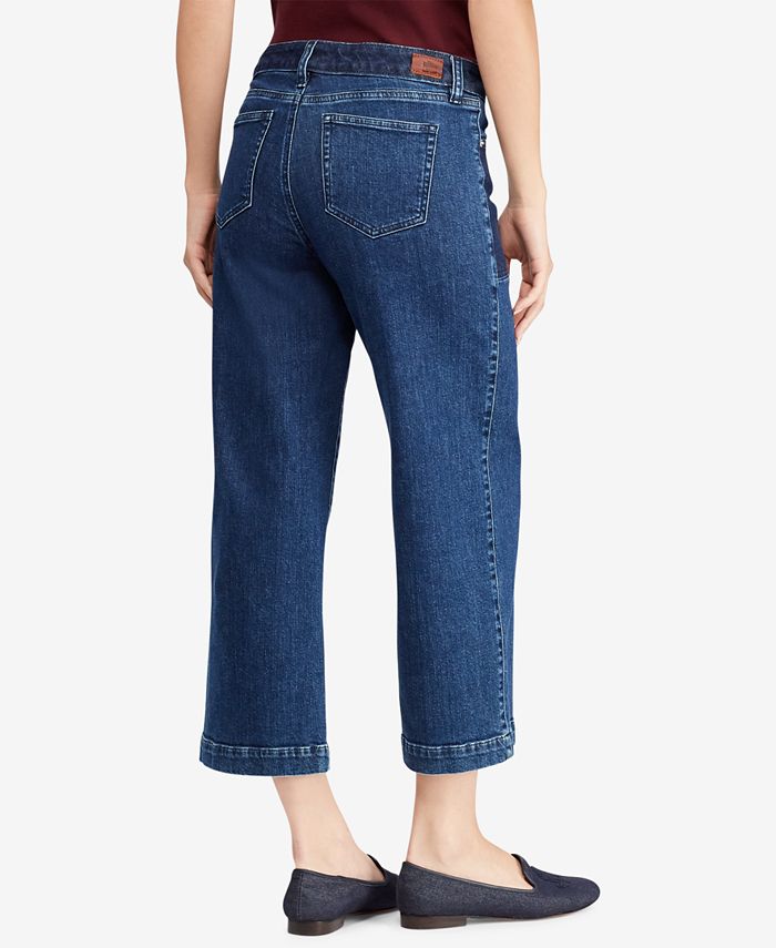 Ralph Lauren Womens Classic Slim Stretch Crop Jeans Blue Size 22w main image 1