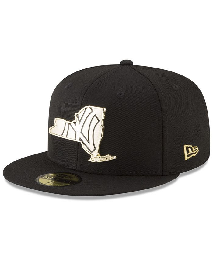 New Era New York Yankees Gold Stated 59FIFTY FITTED Cap - Macy's