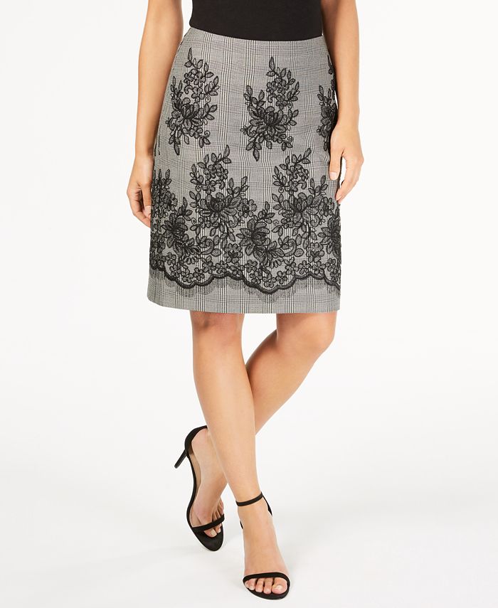 Anne Klein LaceTrim Pencil Skirt Macy's