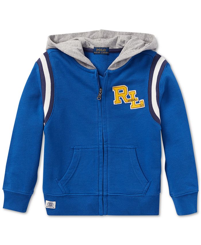 Polo Ralph Lauren Little Boys Cotton French Terry Hoodie - Macy's