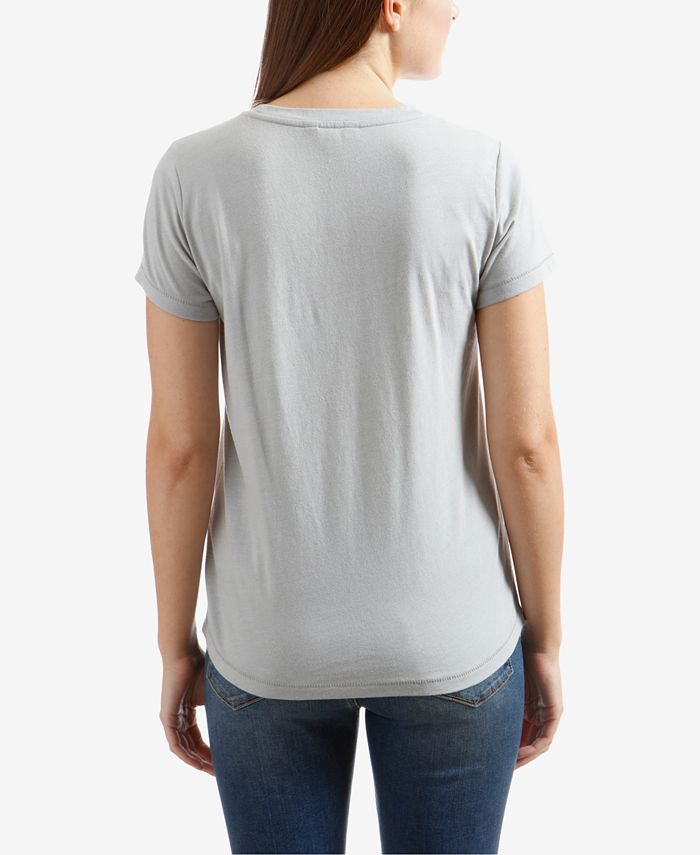 Lucky Brand Logo Print T-Shirt & Reviews - Tops - Women - Macy's