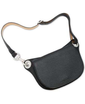 michael kors round pebble leather fanny pack