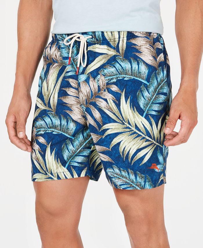 Tommy Bahama Men's 6-Inch Naples Villa Amalfi Swim Trunks - Bright Tomato