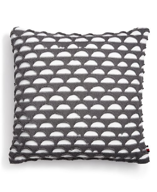 Tommy Hilfiger Blackrock Knit 20 Square Decorative Pillow