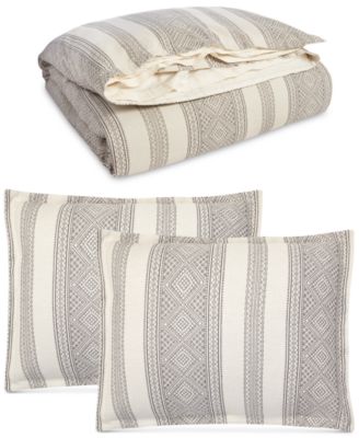 Lauren Ralph Lauren Taylor Woven Stripe 3 Pc. Comforter Set, King