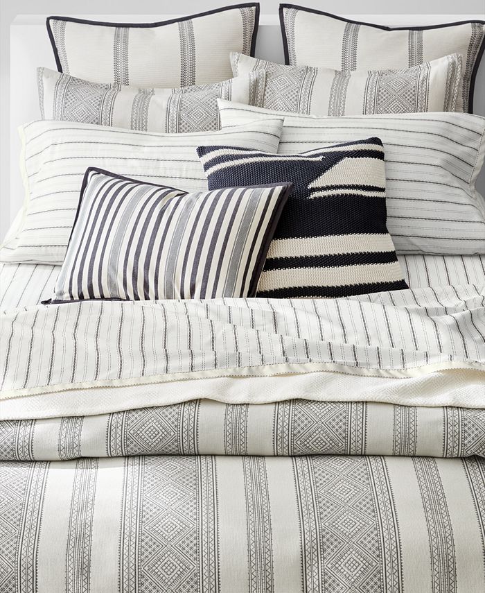 Lauren Ralph Lauren Taylor Woven Stripe 3 Pc. Comforter Set, King Macy's