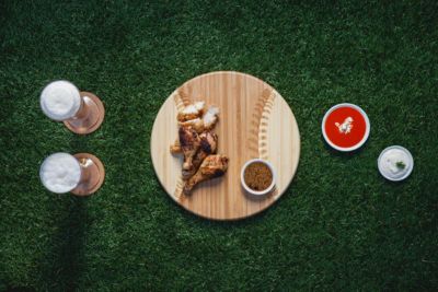 Toscana&reg; by Home Run! Baseball Cutting Board & Serving Tray