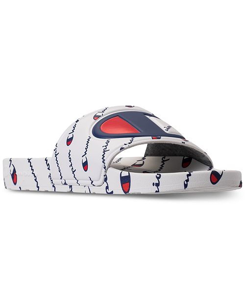 Champion Boys Ipo Repeat Slide Sandals From Finish Line Reviews Finish Line Athletic Shoes Kids Macy S