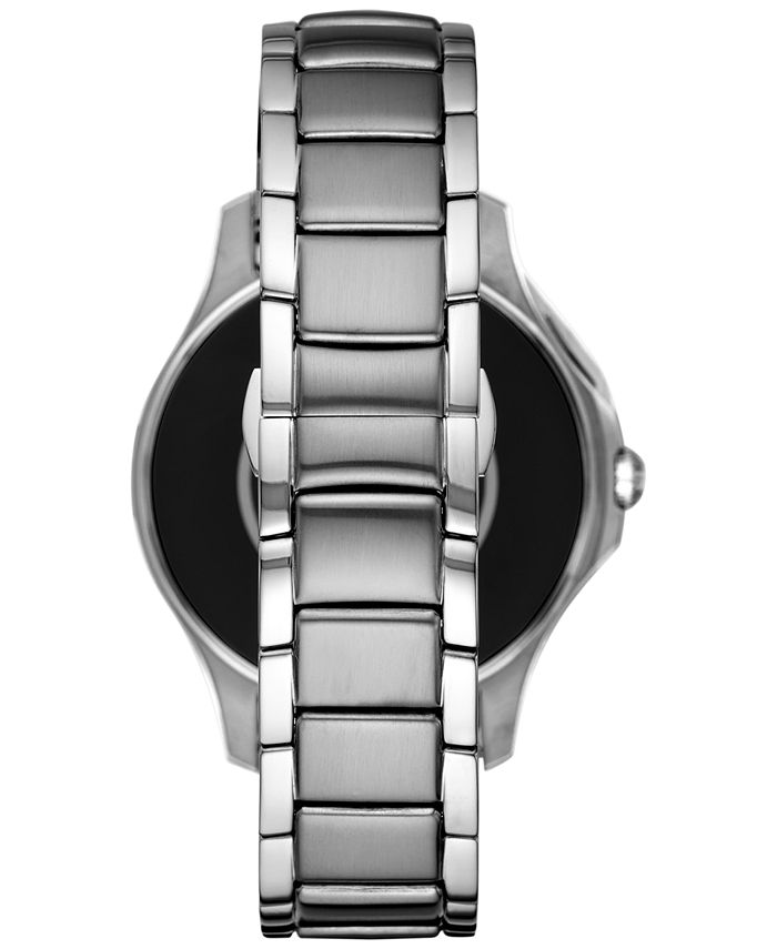 Emporio Armani Men's Stainless Steel Bracelet Touchscreen Smart Watch ...