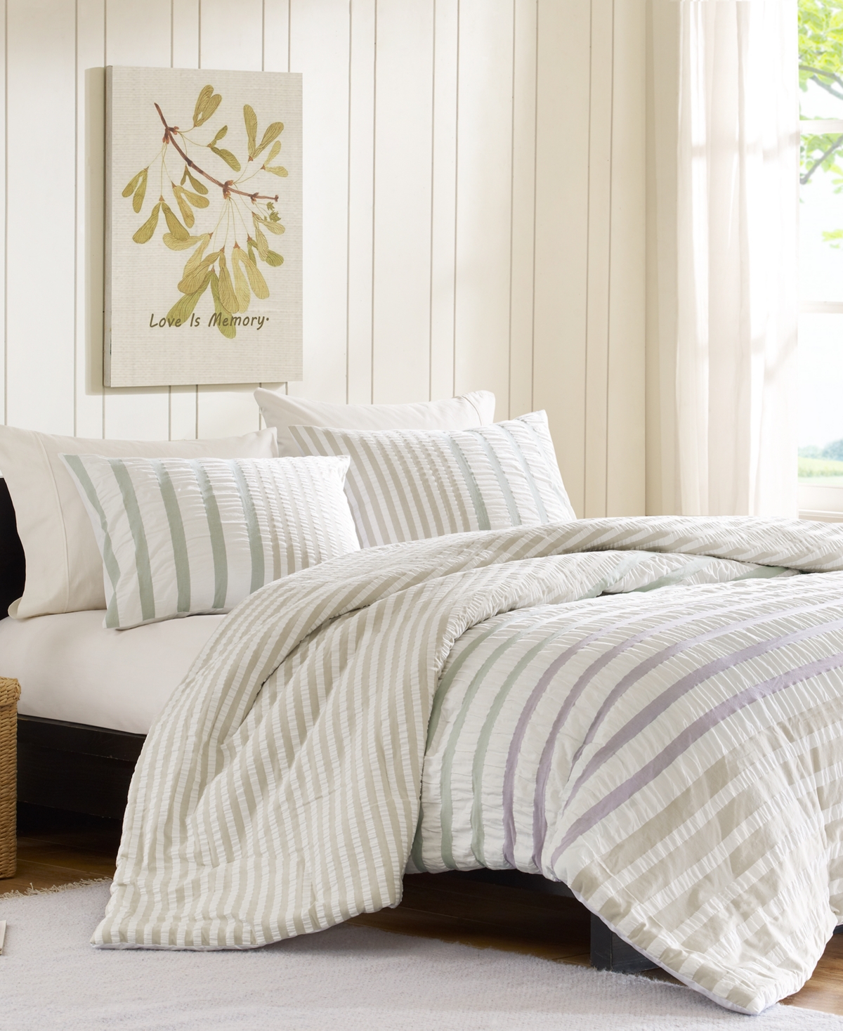 UPC 675716435660 product image for Ink+Ivy Sutton Subtle Stripe 2-Pc. Duvet Cover Set, Twin Bedding | upcitemdb.com