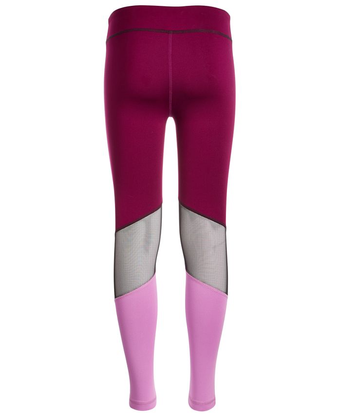 Ideology Big Girls Plus-Size Colorblocked Leggings, Created for Macy's ...