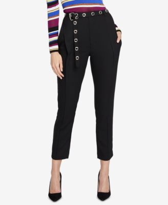 RACHEL Rachel Roy - Zane Belted Ankle Pants