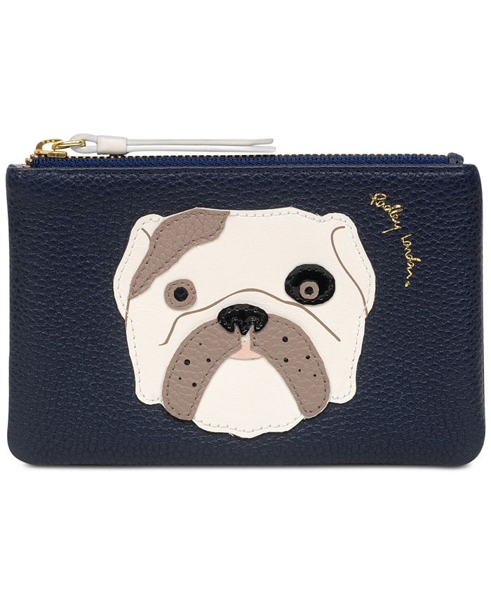 Radley London Bulldog Zip-Top Pebble Leather Coin Wallet in support of ...