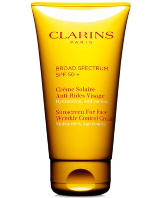 Clarins - Sunscreen For Face Wrinkle Control Cream SPF 50+, 2.5 oz
