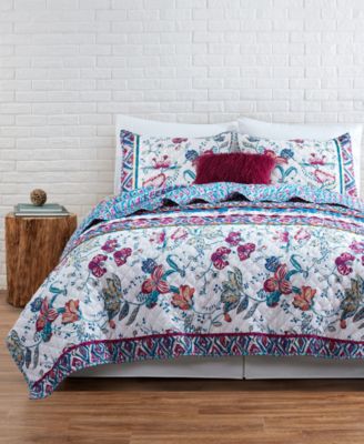 Eiffel Reversible 3-Pc. Quilt Set