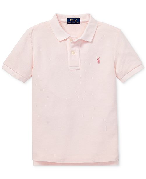 Polo Ralph Lauren Toddler Boys Pink Pony Classic Fit Cotton Mesh Polo ...
