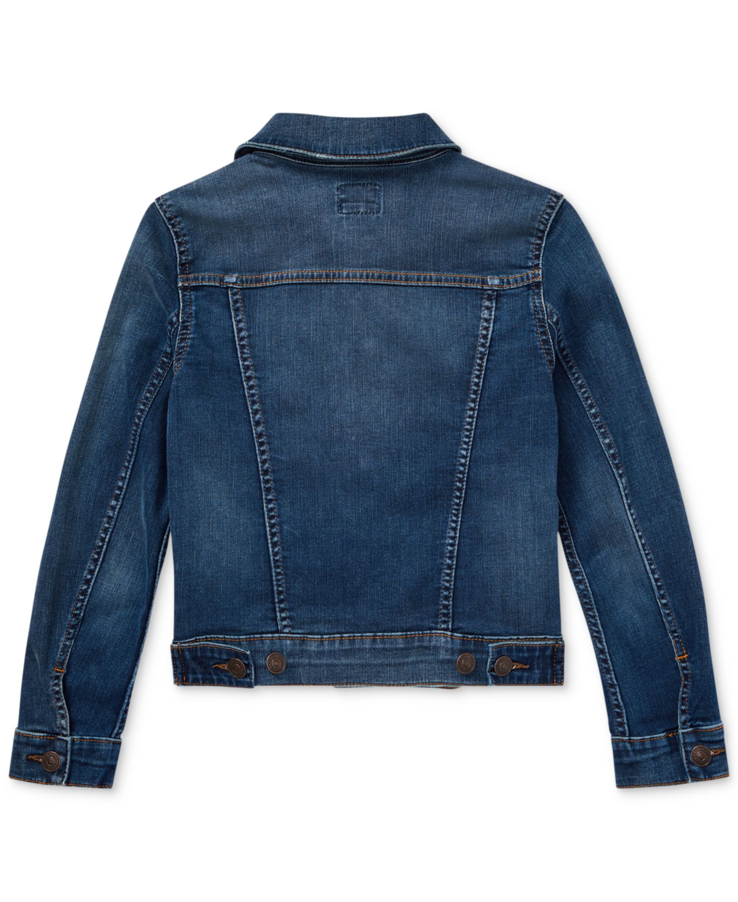 Big Girls Lightweight Denim Trucker Jacket
