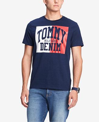 Tommy Hilfiger Men's Plains Graphic T-Shirt, Created for Macy's - Macy's