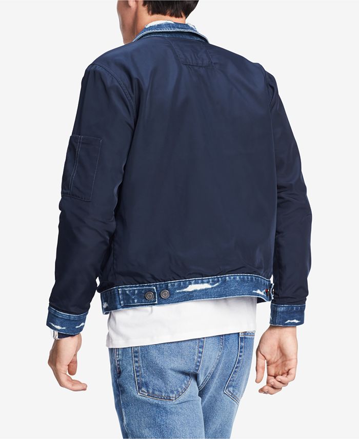 Tommy Hilfiger Men's Lightweight Denim Jacket, Created for Macy's ...