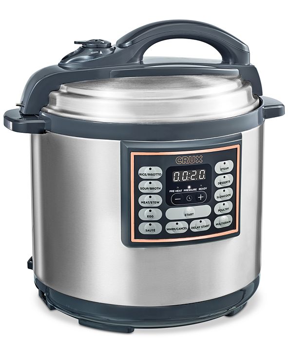 Crux 8-Qt. 10-In-1 Instant Programmable Multi-Cooker 14721, Created for