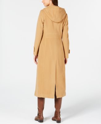 anne klein hooded wool coat