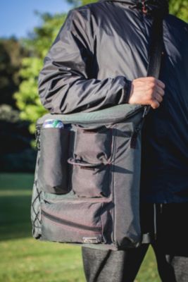 by Picnic Time Red Fusion Backpack Chair with Cooler