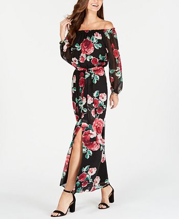 Nine west floral maxi dress deals