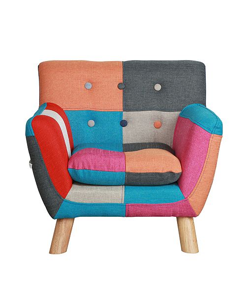 Baby Appleseed Jacey Kids Patchwork Chair & Reviews ...