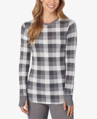 Cuddl Duds - Long-Sleeve Waffle Thermal Top CD8420932