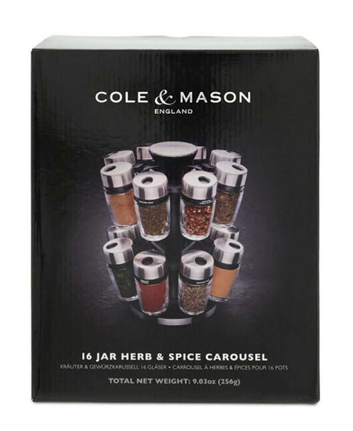 Cole & Mason 16Jar Herb & Spice Carousel Macy's