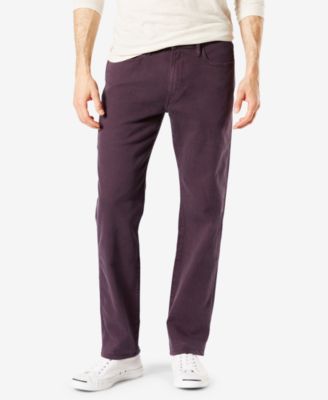 Dockers - Men's Straight-Fit Alpha Jean-Cut Khaki Pants