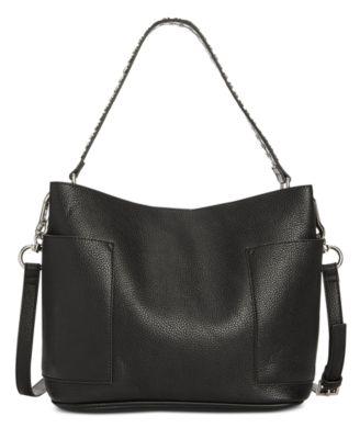 black purse with long strap