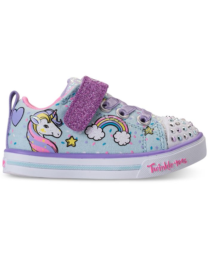Skechers Toddler Girls’ Twinkle Toes: Shuffles - Sparkle Lite Unicorn ...