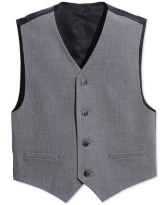Calvin Klein Big Boys Slim Fit Stretch Suit Vest - Macy's