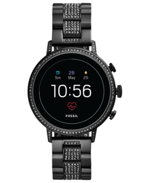 UPC 796483421912 product image for Fossil Women's Tech Venture Gen 4 Hr Black Stainless Steel Bracelet Touchscreen  | upcitemdb.com