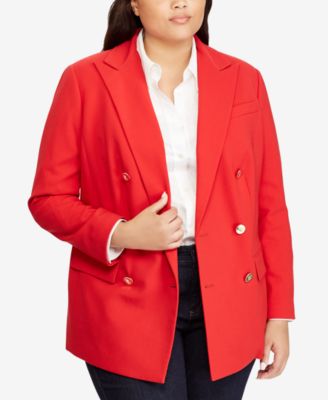 plus size ralph lauren blazer