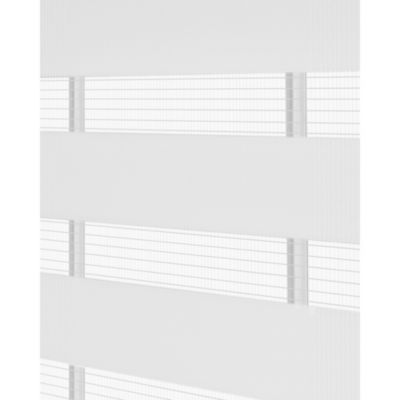 Shop Achim Celestial Sheer Cordless Double Layered Window Shades In White