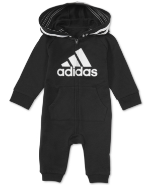adidas Baby Boys & Girls 1-Pc Footless Full-Zip Coverall