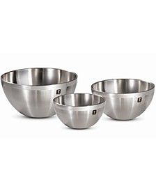 Gourmet Double-Wall 3 Pc Mixing Bowls