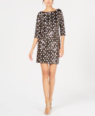 Ivanka Trump - Geometric Sheath Dress
