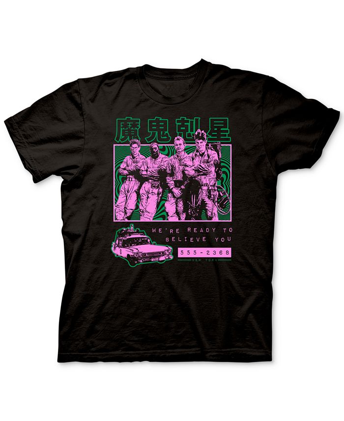 Ripple Junction Ghostbusters Kanji Men's Graphic T-Shirt - Macy's